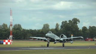 Fairchild Republic A10 Thunderbolt 2 354th Fighter Sqn US Air Force Spangdahlem  RIAT RAF Fairford [upl. by Sitnalta]