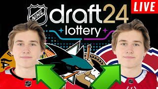 NHL Draft Lottery 2024 LIVE STREAM TOP PICK FOR CELEBRINI REVEALED  TANK FOR MACKLIN 1st Overall [upl. by Oulman]