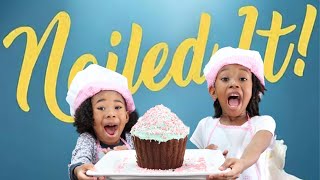 Nailed It Kids vs Experts Baking Challenge  We Baked A Huge Cupcake [upl. by Durkin]