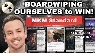 DESTROYING MYTHIC w SKELETONS and BOARDWIPES MKM STANDARD [upl. by Pooh]