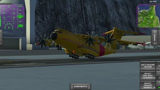 HC  400 take of turboprop flight simulator v131 [upl. by Nuarb942]