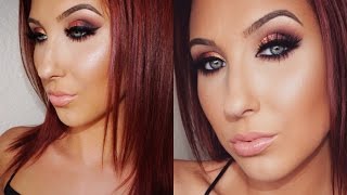 Ombre Sunset Smokey Eye Makeup Tutorial  Jaclyn Hill [upl. by Aehsel222]