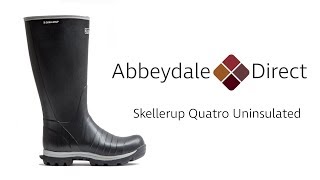 Skellerup Quatro Uninsulated Wellies  In Detail [upl. by Beyer143]