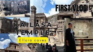 ELLORA CAVES  KAILASA TEMPLE  CAVE 16  UNESCO WORLD HERITAGE SITE  AURANGABAD  FIRST VLOG [upl. by Neff343]