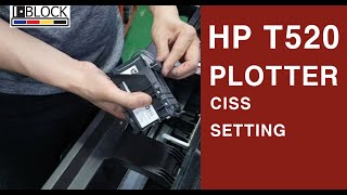 IBLOCK HP T520 24quot 플로터 무한잉크 공급장치 개조 및 설치 Plotter Infinite Ink Supply Modification and Installation [upl. by Aissenav604]