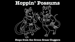 Hoppin Possums Steps from the Green Grass Cloggers [upl. by Keil956]