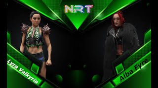 Lyra Valkyria vs Alba Fyre l NRT l WWE 2K24 [upl. by Repotsirhc]