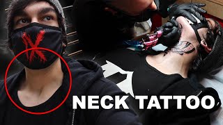 Getting my neck tattooed [upl. by Inverson]