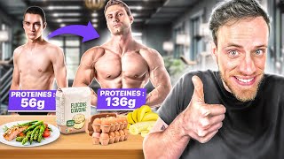 Comment PRENDRE du muscle grâce à son alimentation  PRISE DE MASSE [upl. by Fedora]