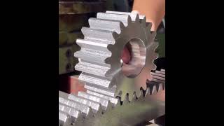 Rack and Pinion Gear machinist machine metalfabrication machineshop industrialfabrication [upl. by Elma923]