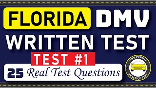 Florida DMV Written Test 2024  DMV Practice Test  DMV Permit Test Questions and Answers [upl. by Dolloff]