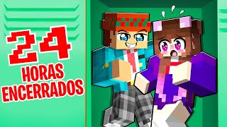 24 HORAS ATRAPADOS en los CASILLEROS 🏫 😨 MINECRAFT con SILVIOGAMER [upl. by Brag319]