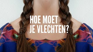 Drie strengen vlecht HOE MOET JE VLECHTEN 3 STRENGEN VLECHT [upl. by Eilis641]