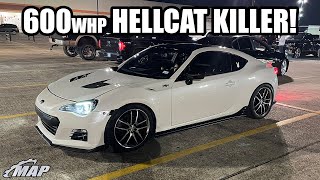 600whp Turbo Subaru BRZ  2800lb Hellcat Killer [upl. by Narda477]