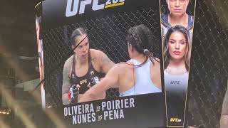 UFC 269 Julianna Peña beats Amanda Nunes Crowd Reaction [upl. by Clellan702]