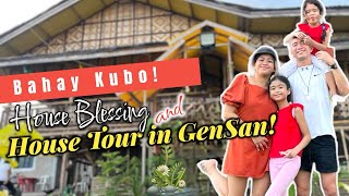 Bahay Kubo in GenSan  House Tour and House Blessing  Melason Family [upl. by Melborn]