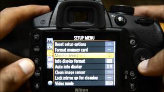 Nikon D3200 Tutorial  How to Set Up Nikon D3200 Menu Guide Tutorial [upl. by Stortz]