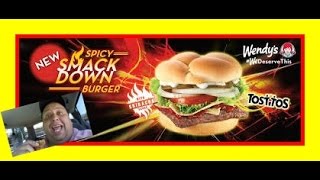 Wendys® Spicy Smack Down Burger REPRODUCED [upl. by Sitoiganap89]