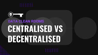 Data Clean Rooms  Centralised vs Decentralised [upl. by Dimah]