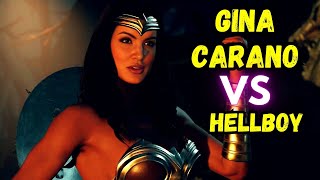 Gina Carano Vs Hellboy LUCHA SANGRI3NT4 SIN PIEDAD ElTallerdePedrincci viralvideo [upl. by Whitver]