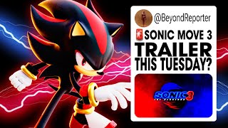 Is the SONIC MOVIE 3 Trailer Tomorrow [upl. by Anselm]