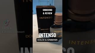 Quick unboxing and review Intenso DolceampGabbana 😎 Underrated cologne colognereview menscologne [upl. by Orpah]