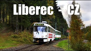 LIBEREC TRAM  Die 1000mmLinie quot11quot nach Jablonec 2017 [upl. by Anemaj946]