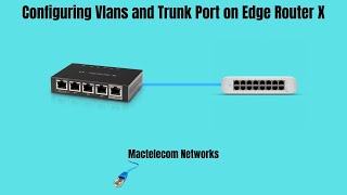 Configuring Vlans and Trunk Port on Edge Router X [upl. by Neurath]