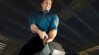 Avengers Age of Ultron 2015 Hindi  Lifting Thors Hammer Scene 410  Movie Clips In Hindi [upl. by Heigl]