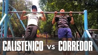 Competencia de Retos en parque de calistenia Viveros de Coyoacán  Calistenico vs Corredor [upl. by Brittnee215]