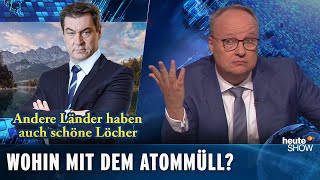 AtommüllEndlager Kein Bundesland will den radioaktiven Abfall  heuteshow vom 02102020 [upl. by Alol]