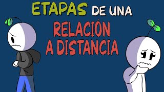 Las 7 etapas de una RELACIÓN a DISTANCIA [upl. by Aititil]