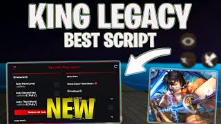 NEW King Legacy Script PASTEBIN 2024 AUTOFARM KILLAURA AUTO RAID [upl. by Ariaet149]