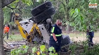 Trash hauler overturns in fatal crash near Jasper [upl. by Byram144]