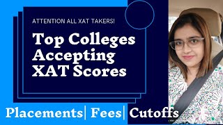 XAT best colleges Top Colleges to apply through XAT  Cutoffs Placements Fees Salary xat form [upl. by Taveda]