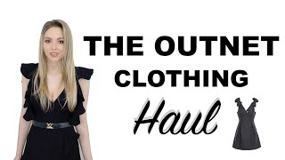 THE OUTNET CLOTHING HAUL  ZIMMERMANN  DIANE VON FURSTENBERG  MAJE  SANDRO [upl. by Cenac967]