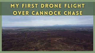 Epic First Drone Flight at Cannock Chase with my dji mini se [upl. by Ailasor]