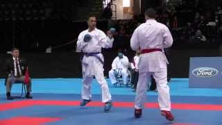 Stefano Maniscalco vs Admir Zukan  Male Kumite 84kg  49th European Karate Championships [upl. by Annairdna]