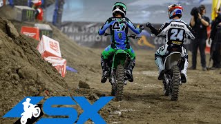 Supercross Round 4 250SX Highlights  Anaheim CA Angel Stadium  Jan 27 2024 [upl. by Sorce895]