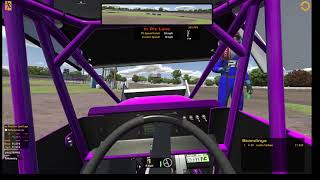 Wing Micros At Fairbury Speedway Iracing [upl. by Ocire]