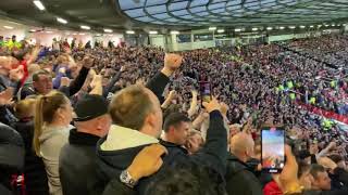 LIVERPOOL FANS SING OLIES AT THE WHEEL  MAN UTD 05 LIVERPOOL [upl. by Ardyth]