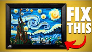 HOW I FIXED The LEGO Ideas The Starry Night 21333 Van Gogh [upl. by Eremaj622]