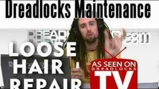 Dreadlocks MaintenanceFix Loose Hair at the Roots of Dreads [upl. by Greg]