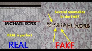 Real vs fake Michael Kors Selma handbag review How to spot fake MIchael Kors bags 2021 [upl. by Chanda]