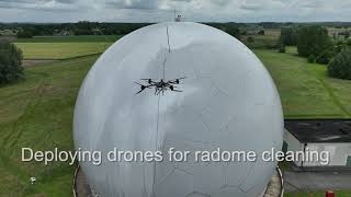 Intersoft Services Radome Cleaning [upl. by Inattirb]