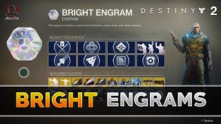 Destiny 2  Bright Engrams How To Get Them amp What They Do [upl. by Atiuqel]