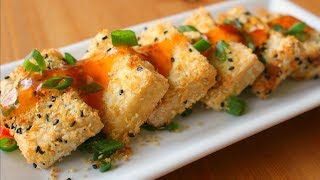 Crispy Sesame Tofu Easy amp Vegan [upl. by Uranie]