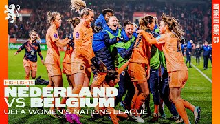 FINAL FOUR AFTER AN INSANE END OF THE GAME 🔥🤯  Highlights Nederland  Belgium 05122023 [upl. by Cynthea602]