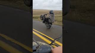 Mini bike wheelies [upl. by Lyreb]