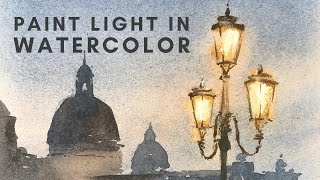 How to Paint Light in Watercolor A stepbystep tutorial [upl. by Rekyr]